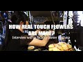How real touch flowers are made  interview with a factory owner in china