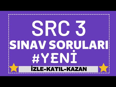 #SRC3 #SRC4 #YAZILI #ÖRNEK #SINAV #SORULARI -50