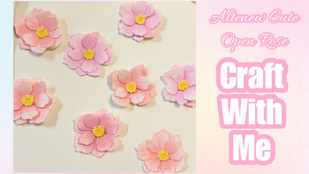 Altenew Cute Open Rose Die Set- Craft With Me - YouTube