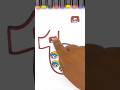 Amazing line matching game!!😍❤️ #art #ytshort #paperpuzzlegame #sajaboys