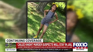 Defense attorneys react after judge denies bond for 3 accused in shooting death of Cailee Knight