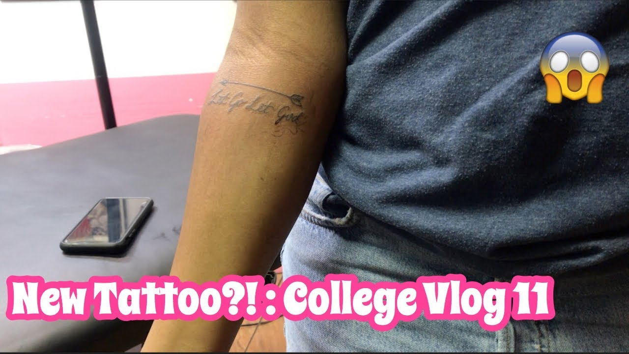 New Tattoo?! College Vlog 11 YouTube