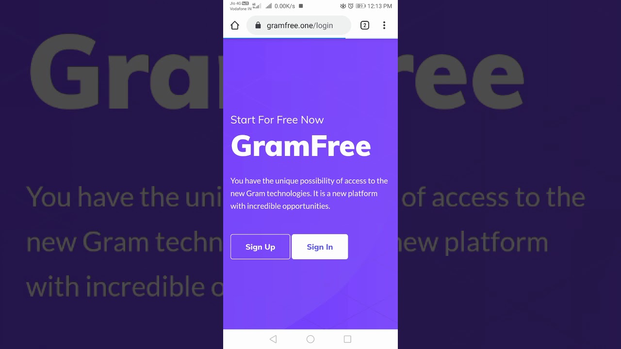 Gram free login& over view YouTube