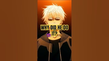 why gojo killed the higher ups #jujutsukaisen #anime #gojo