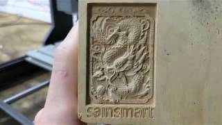 How to do Your First Engraving with the Sainsmart Genmitsu 3018 pro CNC and all Other Sainsmart CNCs