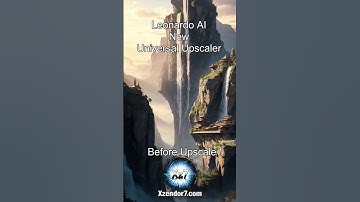 Leonardo AI Image Generator - New Universal Upscaler Ads Awesome Details #shorts
