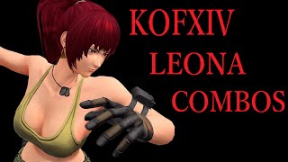 Kofxiv Leona Combos Kof14 レオナ コンボ Youtube