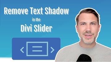 How To Remove Text Shadow In The Divi Slider