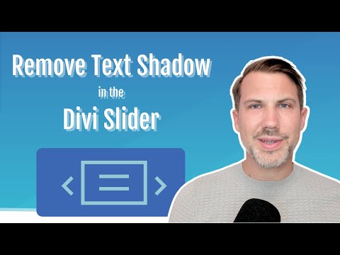 How To Remove Text Shadow In The Divi Slider
