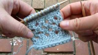 Paired decrease 3 stitches to 2 - 'bunny ears' REDUX