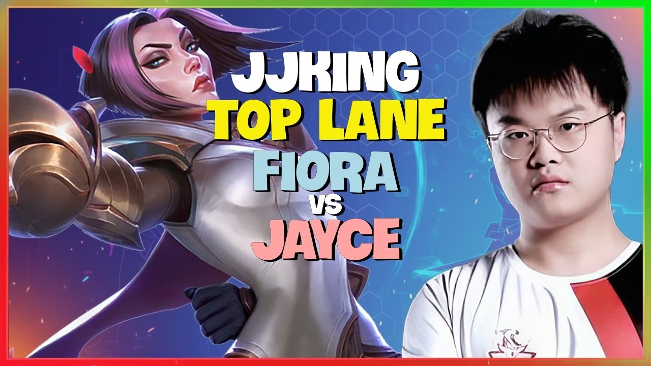 Rank 1 Fiora : JJking is showing DEVASTATING Mechanics against Jayce in Challenger Elo