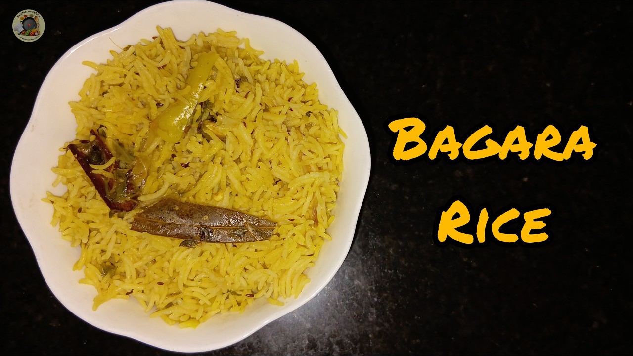 Bagara Rice Recipe | Traditional Hyderabadi Style Flavored Rice | Easy ...