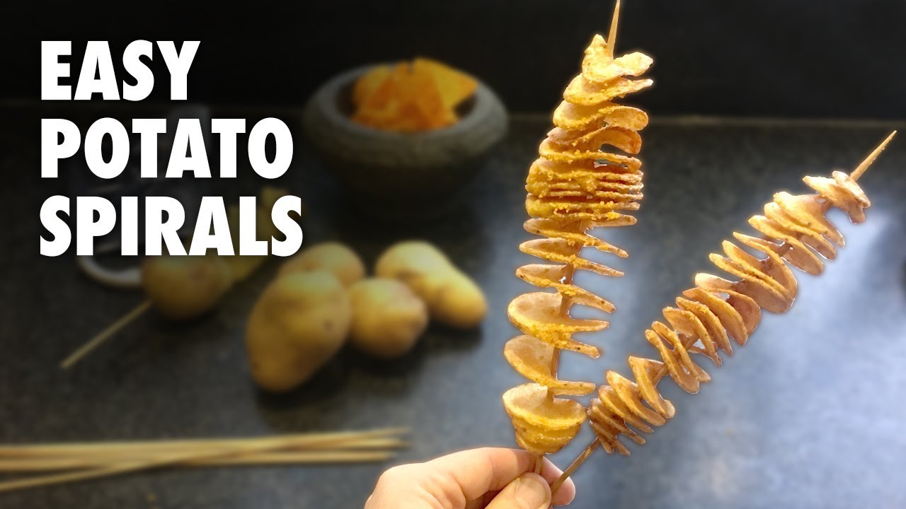 Create Perfect Spiral Potato Snacks with Rotate Potato Slicer - Buy Now! –  Kitchen Estate