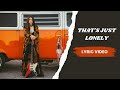 That's Just Lonely Lyric Video - Arielle ('73)