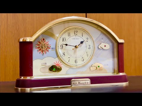 SEIKO からくり時計　天気予報　天候 天気予報をお知らせする名機】SEIKO Weather Window RE516B からくり