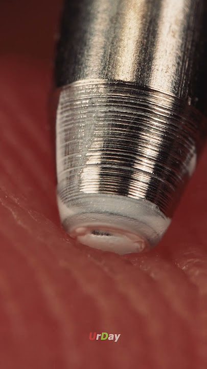 Extreme close up of a gel pen on finger #urday #closeup #macro