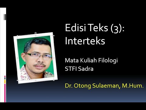 Video: Di mana intertekstualitas bisa terjadi?