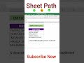 MS Excel Sheet Path, The Magical Trick #exceltips #shortvideo #trending
