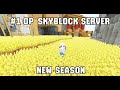 NEW #1 Minecraft OP Skyblock Server! *NEW SEASON* (MineNest) 1.21+