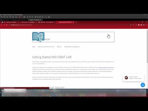 OSINT LIAR Window's Installation