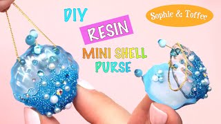 Mini shell purse- Sophie & Toffee- DIY- Tutorial- Resin