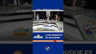 Al presidente de Colombia Iván Duque lo único que le falta es la categoría de dictador.