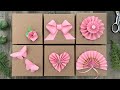 6 easy gift topper ideas  gift wrapping  paper craft ideas