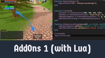 Lua Scripting in Unity, and supporting AddOns - Unity MMORPG game devlog #4