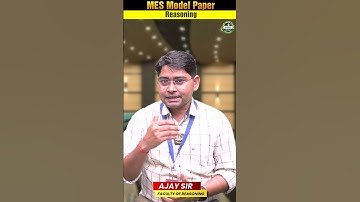 MES Reasoning | MES Informative Model Paper |  Reasoning | ARMY GD/CLERK/TECH/NA/MR/DB/WMP | -MKC