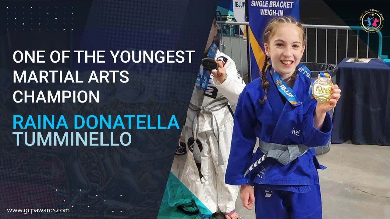Raina Donatella, one of the Youngest Jiu Jitsu champion across the World, practicing her skills!👌🔥