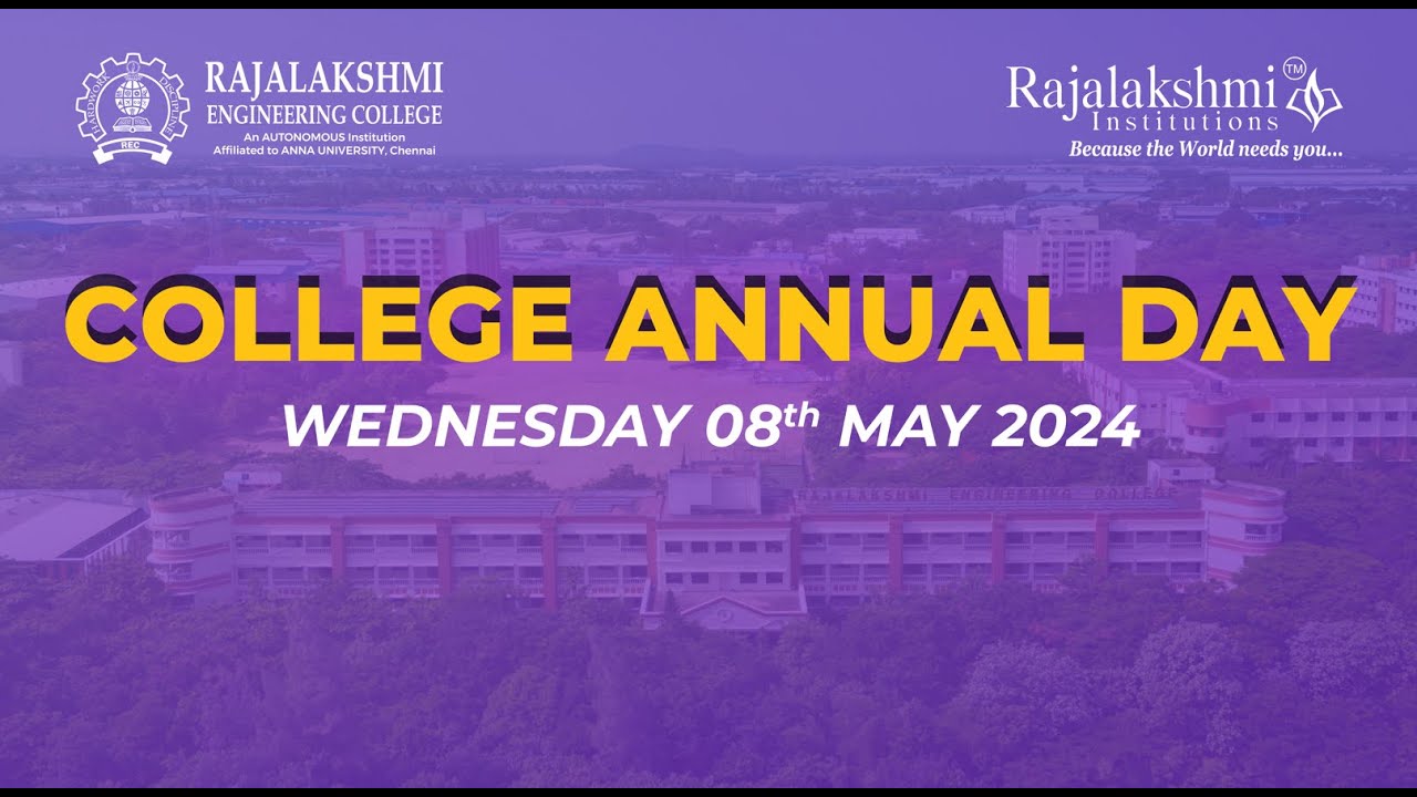 College Annual Day  |  Wednesday 8th May 2024