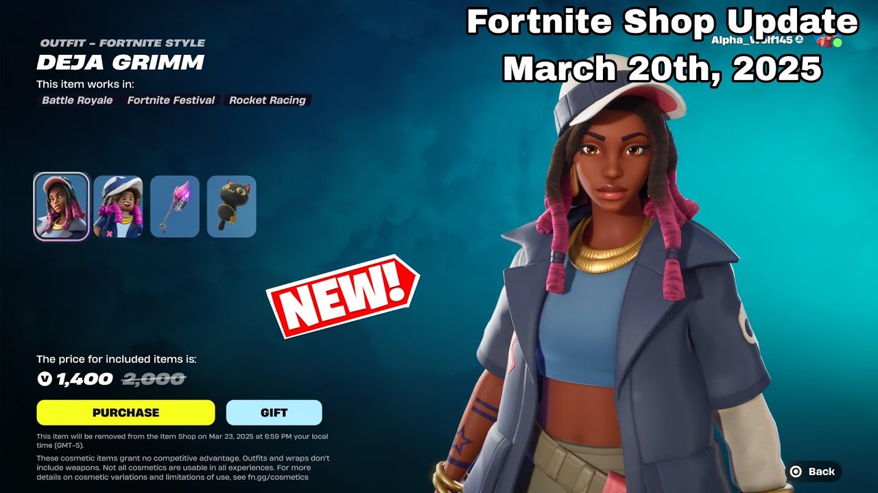 Fortnite: Item Shop Review [March 20th, 2025] (Fortnite Chapter 6) New Wayward Witch Bundle!
