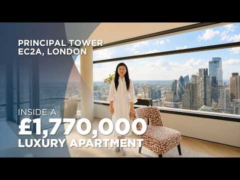 Inside a £1,770,000 Luxury Apartment  | Principal Tower, London | Full Tour