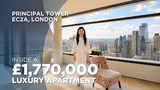 Inside a £1,770,000 Luxury Apartment  | Principal Tower, London | Full Tour