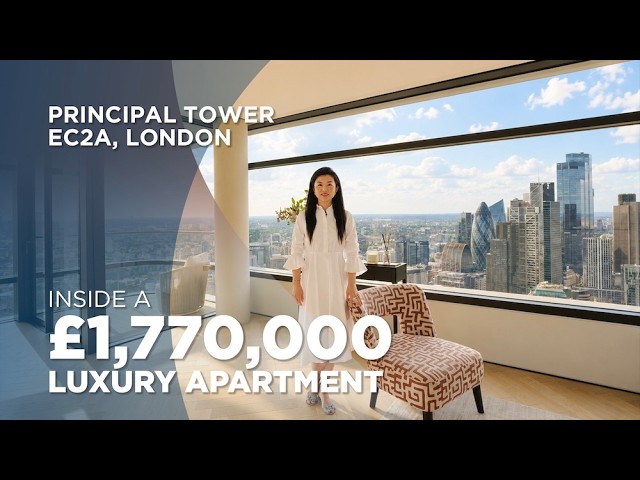 Inside a £1,770,000 Luxury Apartment  | Principal Tower, London | Full Tour