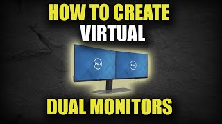 How To Open Multiple Virtual Desktops on Windows. Tutorial on How to Create Virtual Monitors.