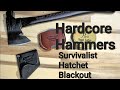 Hardcore hammers survival hatchet blackout maintenance kit usa made survival outdoors