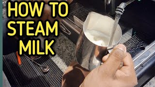 How to Steam Milk for Perfect Latte Art and Cappuccino || Milk Steam Kaise Kare #milksteam #coffee