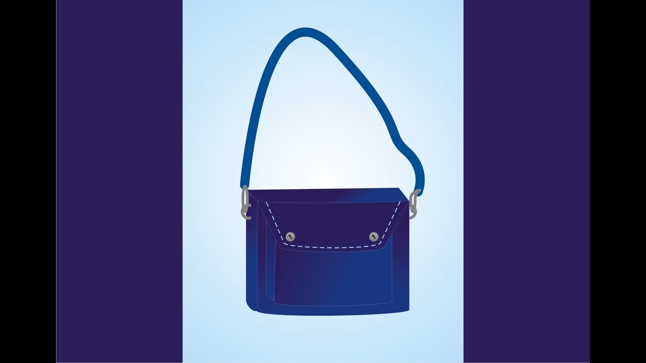 How to Draw Laptop Bag in Coreldraw YouTube