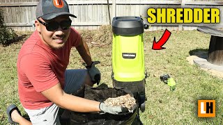 Electric Wood Chipper Shredder Mulcher for your Tree Trimmings