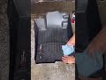 The best way to clean WeatherTech floor mats! (Non Slippery!)