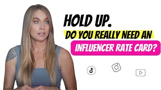 Influencer Rate Card | How To Create an Influencer Rate Card Template