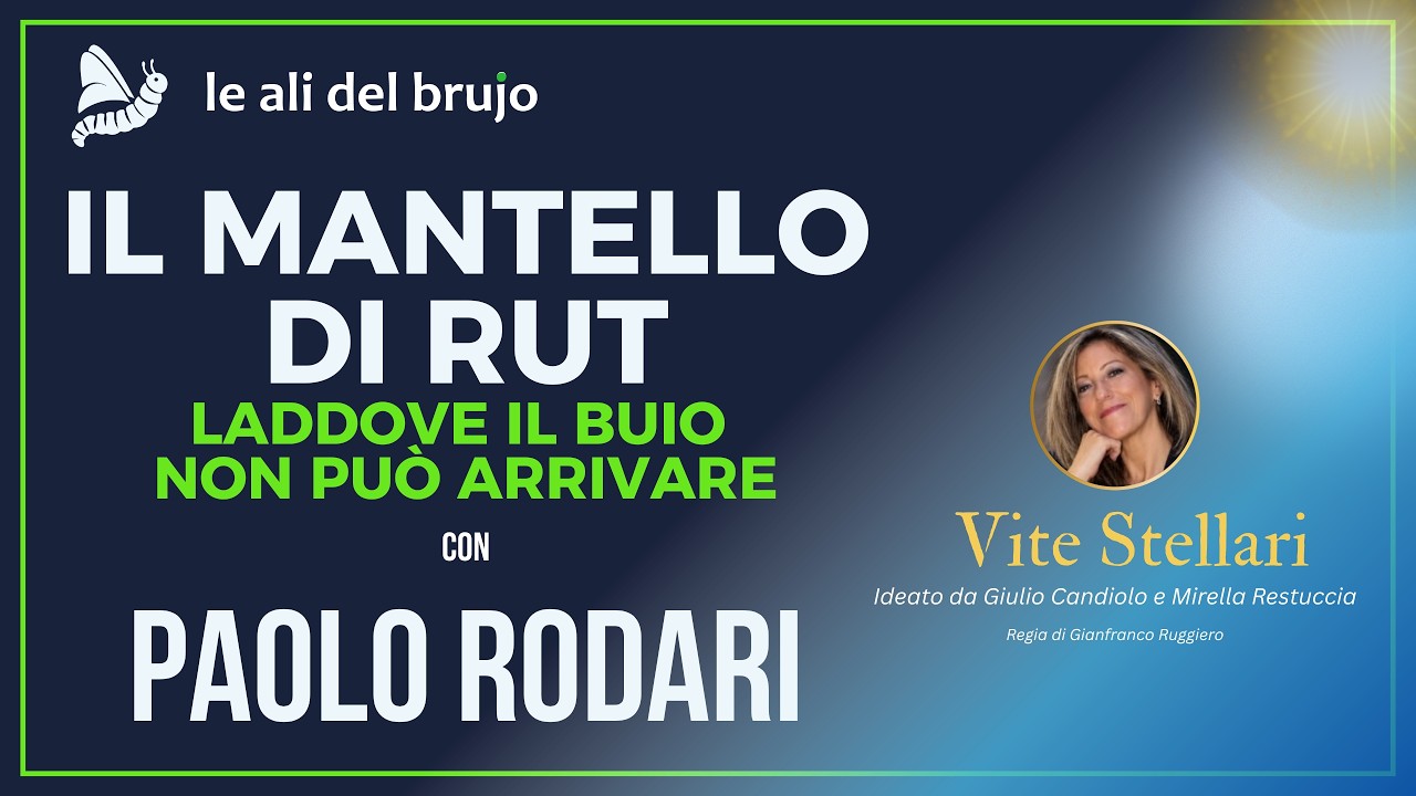 IL MANTELLO DI RUT. LADDOVE IL BUIO NON PUÒ ARRIVARE. Con Paolo Rodari e Mirella Restuccia.