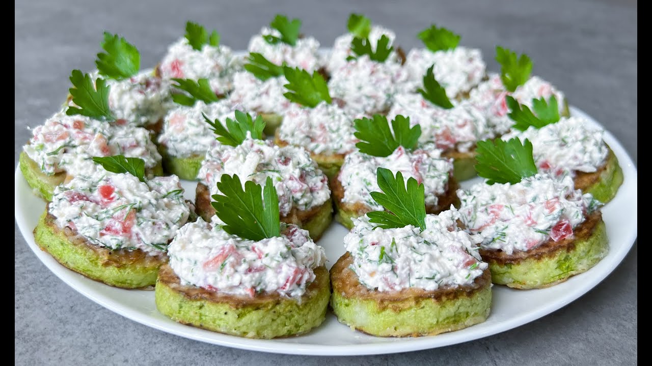 Закуска из Кабачков 2025 / Кабачки на Сковороде Просто Объедение!!! / Zucchini Appetizer