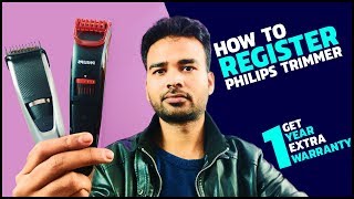 philips trimmer register online