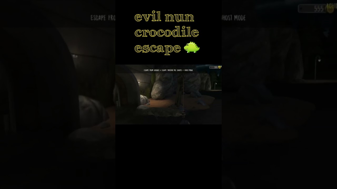 evil nun crocodile escape.
