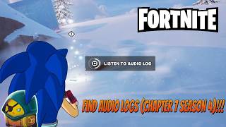 Fortnite - Find audio logs (Chapter 7 Season 4) Story Storyline!