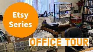 Sticker Shop Office Tour || Etsy Series || Mandy Lynn Plans