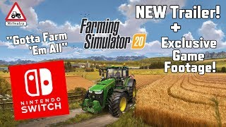 Farming Simulator 20, Exclusive Gameplay + NEW Trailer! (Nintendo Switch/Mobiles) screenshot 3