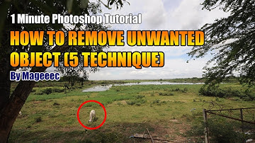 5 tips to Remove Unwanted Object 1 Minute Photoshop Tutorial